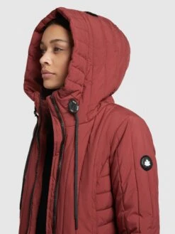 Khujo Winterjassen Winterjas Jerry Dames Roestrood -Khujo Winkel 87a6e76876190d9c55bad694279331fd