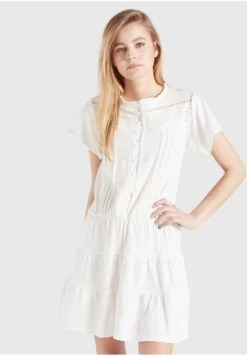 Khujo Kapua - Jurk - Weiß 15 Khujo Kapua - Jurk - Weiß -Khujo Winkel 88a19567238a47a99295fc7afde183a2