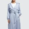 Khujo Garda - Trenchcoat - Blau 2 Khujo Garda - Trenchcoat - Blau -Khujo Winkel 8963fdfe0de149fe9463fd00e4232649