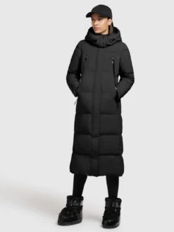 Khujo Tussenmantels Tussenmantel Melona Dames Zwart -Khujo Winkel 8d298777f2d691999e154d6d75a5d38f