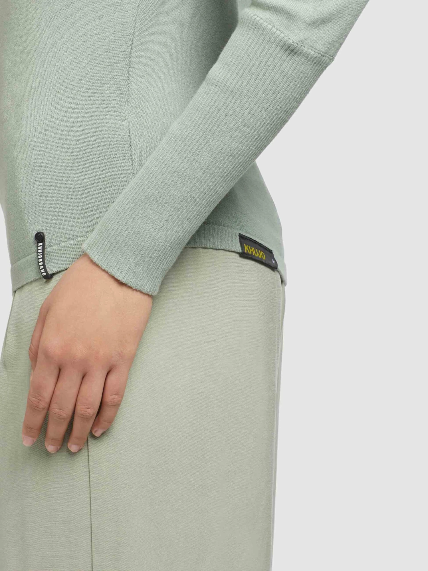 Khujo Fijngebreide Truien Trui Shea Dames Mintgroen 9 Khujo Fijngebreide Truien Trui Shea Dames Mintgroen - Afbeelding 7