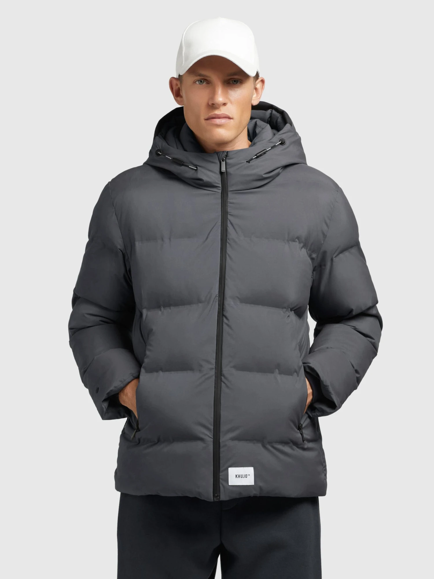 Khujo Winterjassen Winterjas Juff Heren Grafiet 4 Khujo Winterjassen Winterjas Juff Heren Grafiet - Afbeelding 2