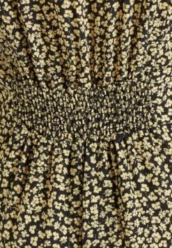 Khujo Borgia - Jumpsuit - Schwarz-Gelb Geblümt -Khujo Winkel 93a86bde606141debb3d91824275c77c