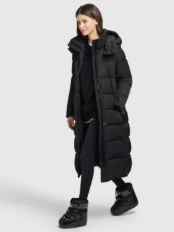 Khujo Wintermantels Wintermantel HAZELLE Dames Zwart -Khujo Winkel 948352e593f36244501495bc9908c5e6