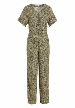 Khujo Borgia - Jumpsuit - Schwarz-Gelb Geblümt -Khujo Winkel 94c94a900955432e91ca478d2d81a101