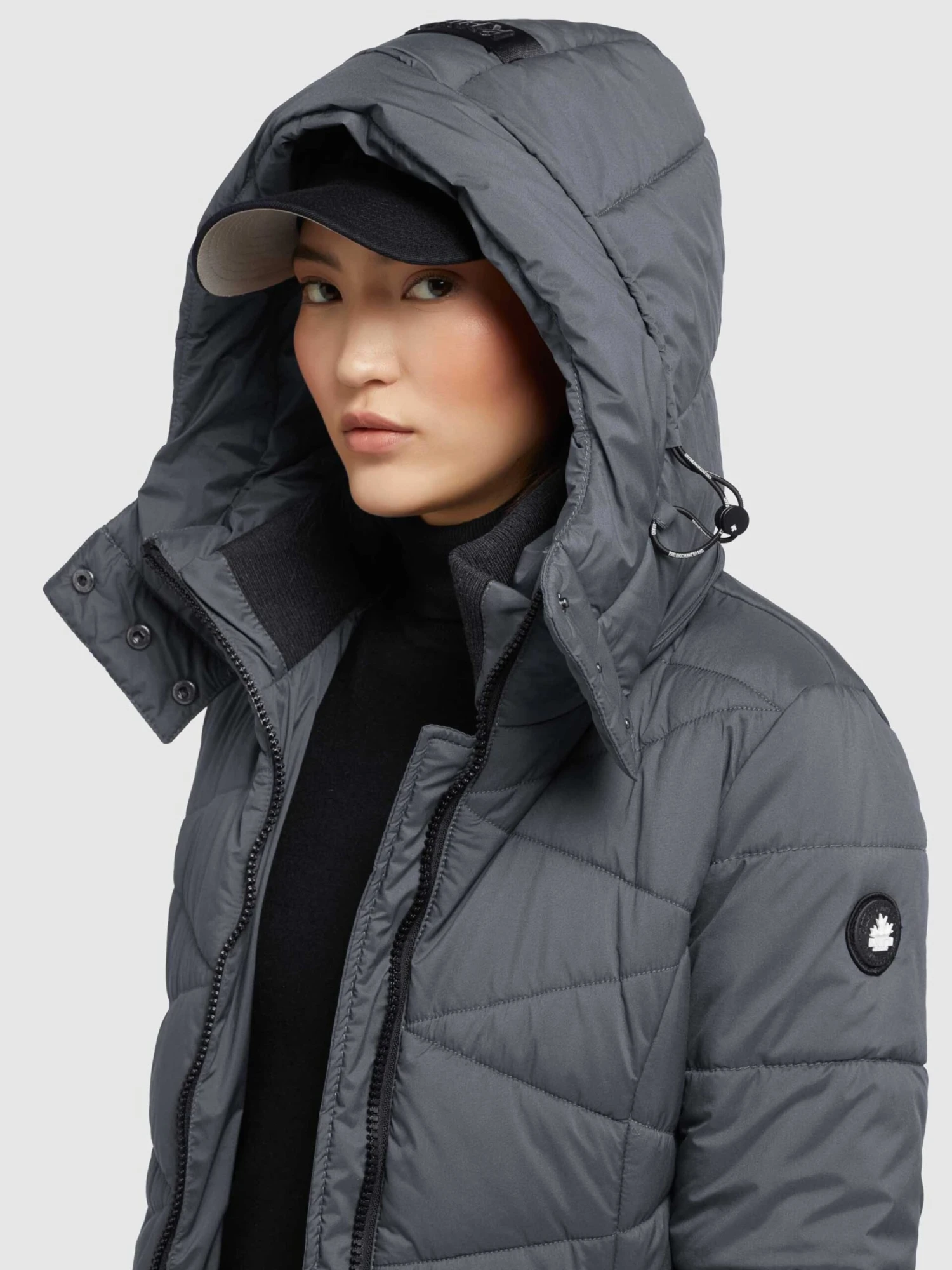 Khujo Tussenmantels Tussenmantel Fitt Light Dames Donkergrijs 9 Khujo Tussenmantels Tussenmantel Fitt Light Dames Donkergrijs - Afbeelding 7