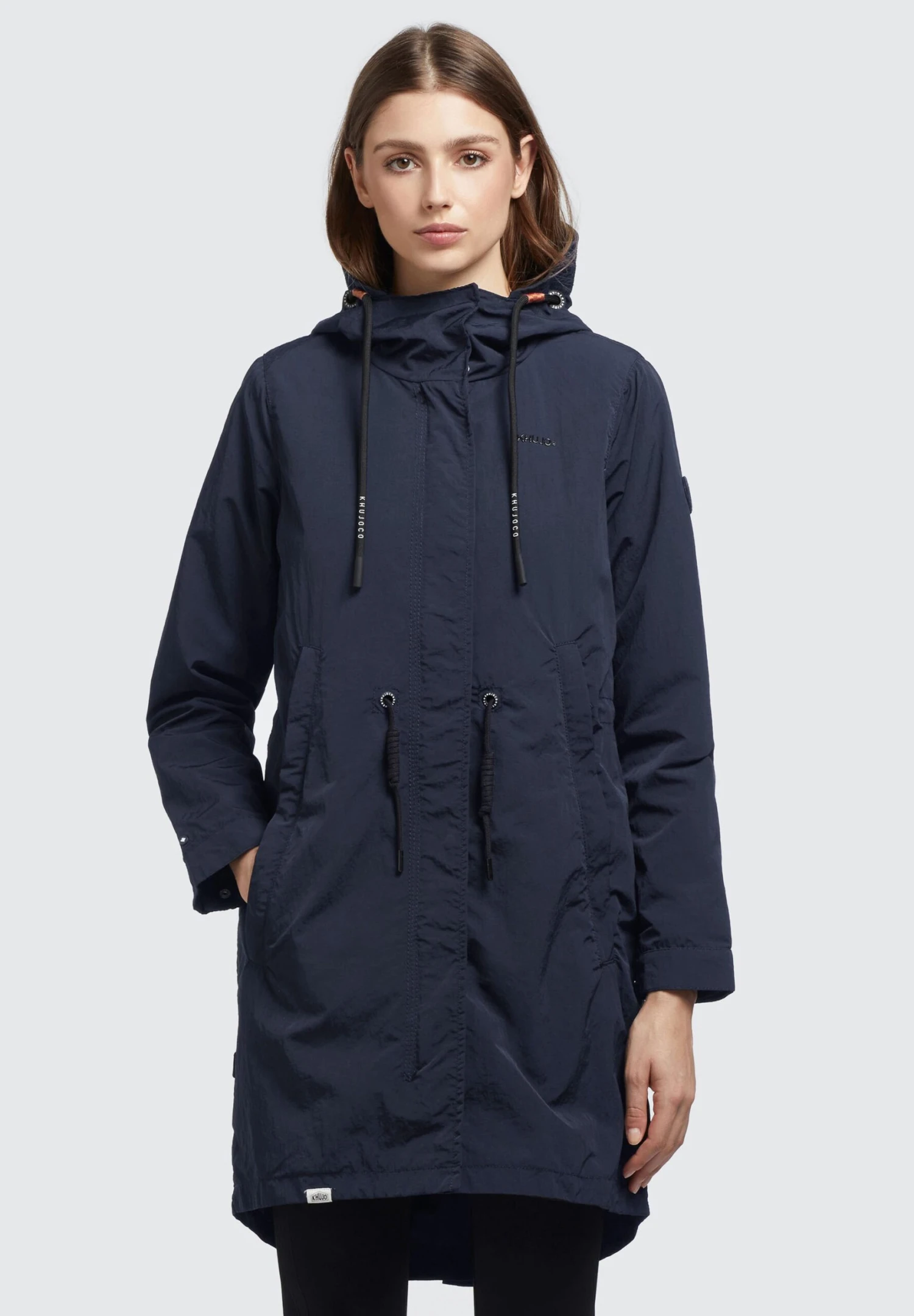 Khujo Adda - Halflange Jas - Dunkelblau 3 Khujo Adda - Halflange Jas - Dunkelblau