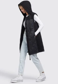 Khujo Fonda - Bodywarmer - Schwarz -Khujo Winkel 99a22a248ae94deeb00d90ac004fa0a9