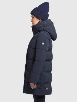 Khujo Korte Mantels Wintermantel Wente Dames Donkerblauw -Khujo Winkel 9a3a6bee640f0972ce95e9688bc031a6