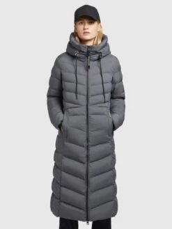 Khujo Wintermantels Wintermantel Ingram Dames Antraciet -Khujo Winkel 9aed6cbb484e1daf41fe551aaa862e5b