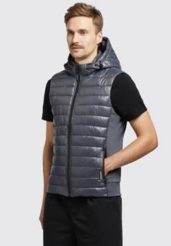 Khujo Wemo Shiny - Bodywarmer - Grau -Khujo Winkel 9b543eeefbf7473895764e54db8ff74a