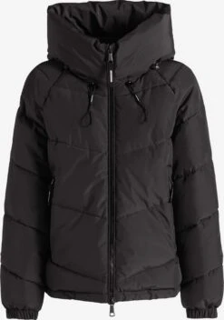 Khujo Winterjassen Winterjas Esila Dames Zwart