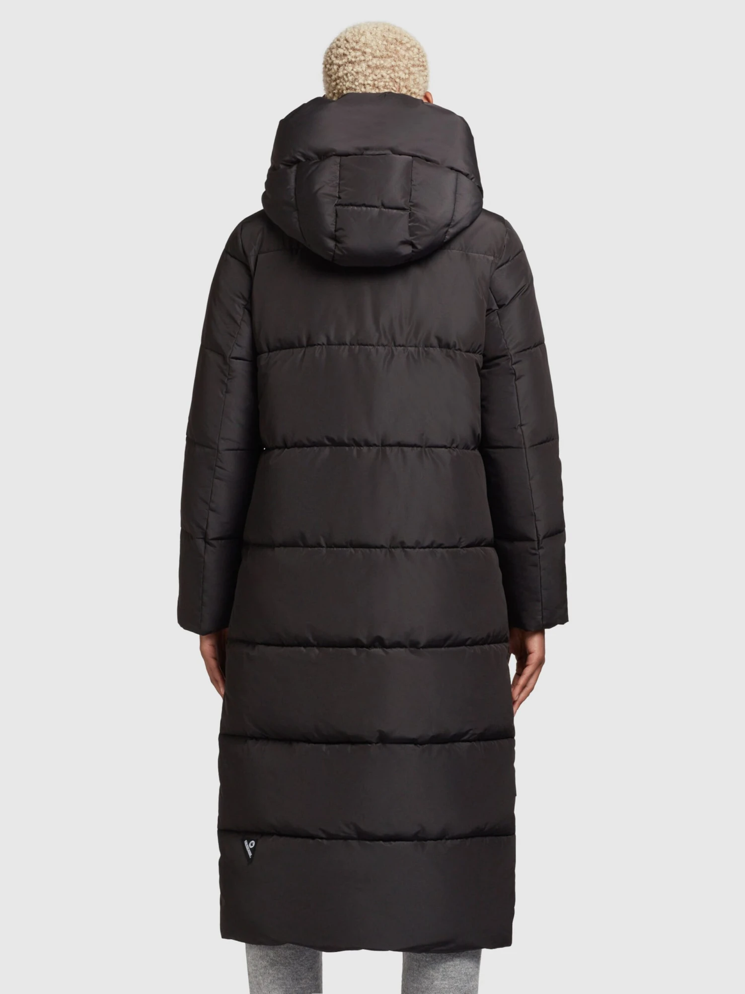 Khujo Wintermantels Wintermantel Soulani Dames Zwart 6 Khujo Wintermantels Wintermantel Soulani Dames Zwart - Afbeelding 4