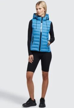 Khujo Fabia Matt - Bodywarmer - Blau -Khujo Winkel 9e969a98957f49a69d88234ac5979034