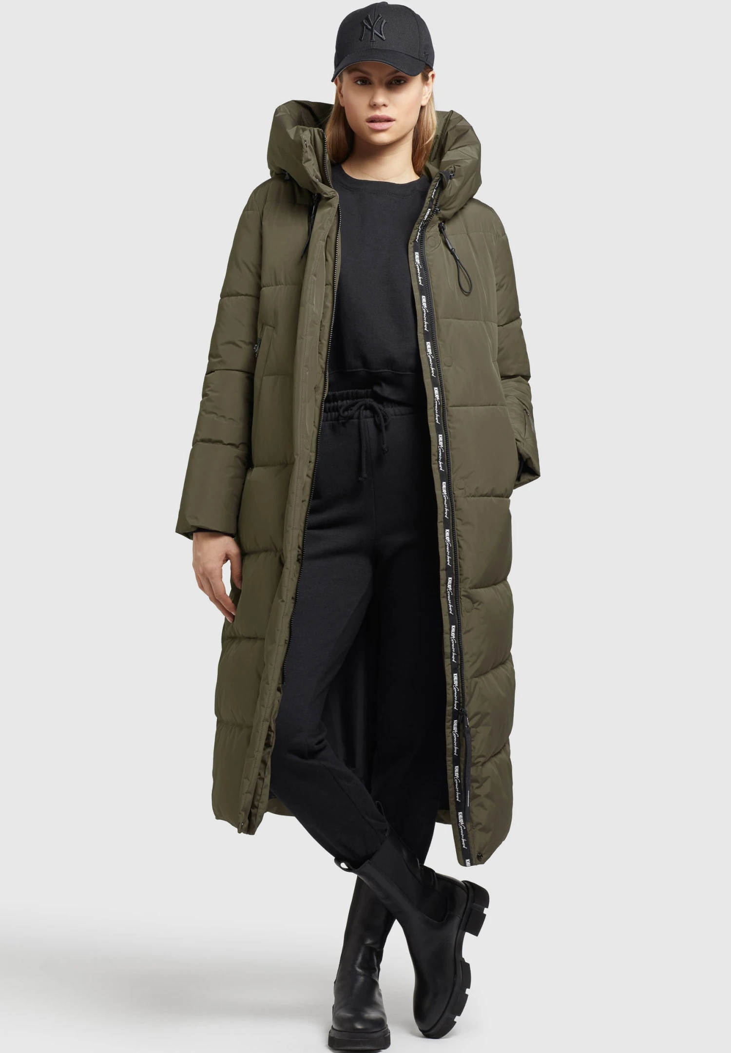 Khujo Soulani2 - Winterjas - Khaki Grün 4 Khujo Soulani2 - Winterjas - Khaki Grün - Afbeelding 2