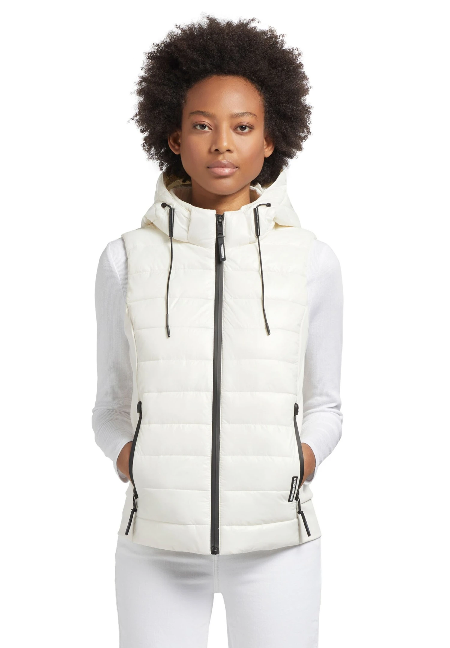 Khujo Fabia Shiny - Bodywarmer - Weiß 10 Khujo Fabia Shiny - Bodywarmer - Weiß - Afbeelding 8