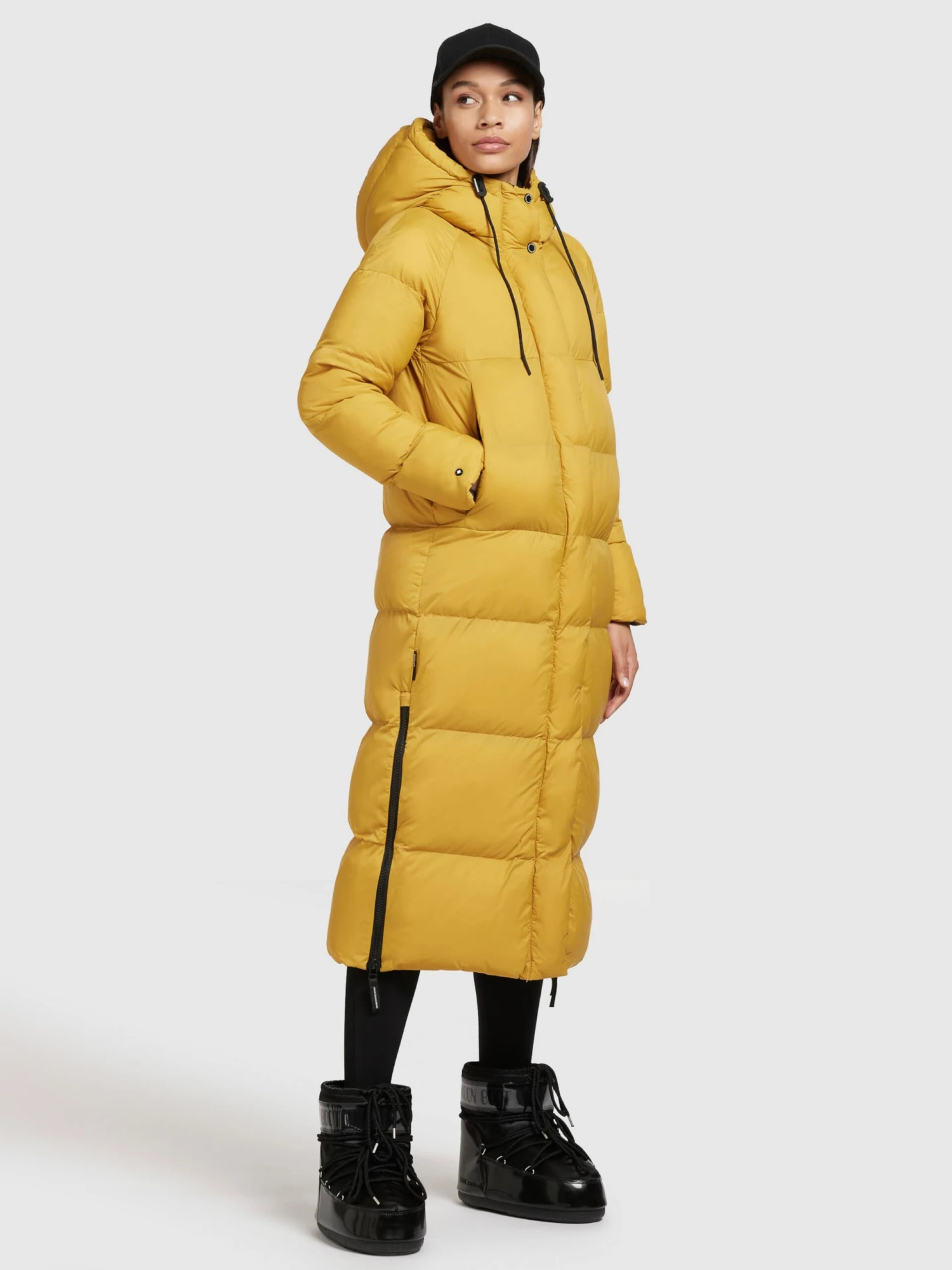 Khujo Wintermantels Wintermantel Dames Goudgeel 8 Khujo Wintermantels Wintermantel Dames Goudgeel - Afbeelding 6