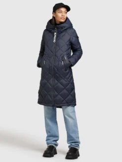 Khujo Tussenmantels Tussenmantel Zarita Dames Donkerblauw -Khujo Winkel a22abfa80c8043752940ac40268f44d7