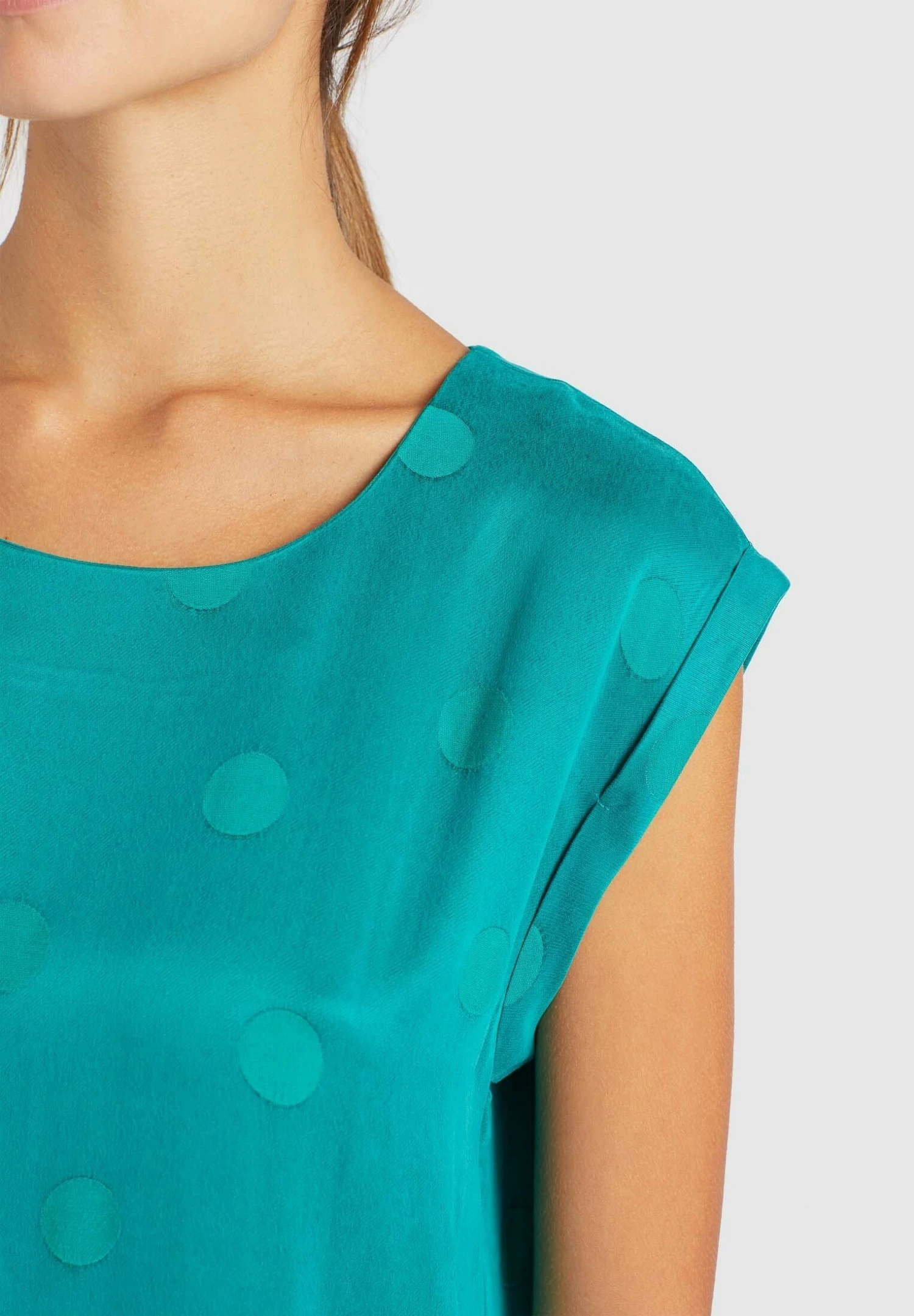 Khujo Margarita - Jurk - Türkis 10 Khujo Margarita - Jurk - Türkis - Afbeelding 8