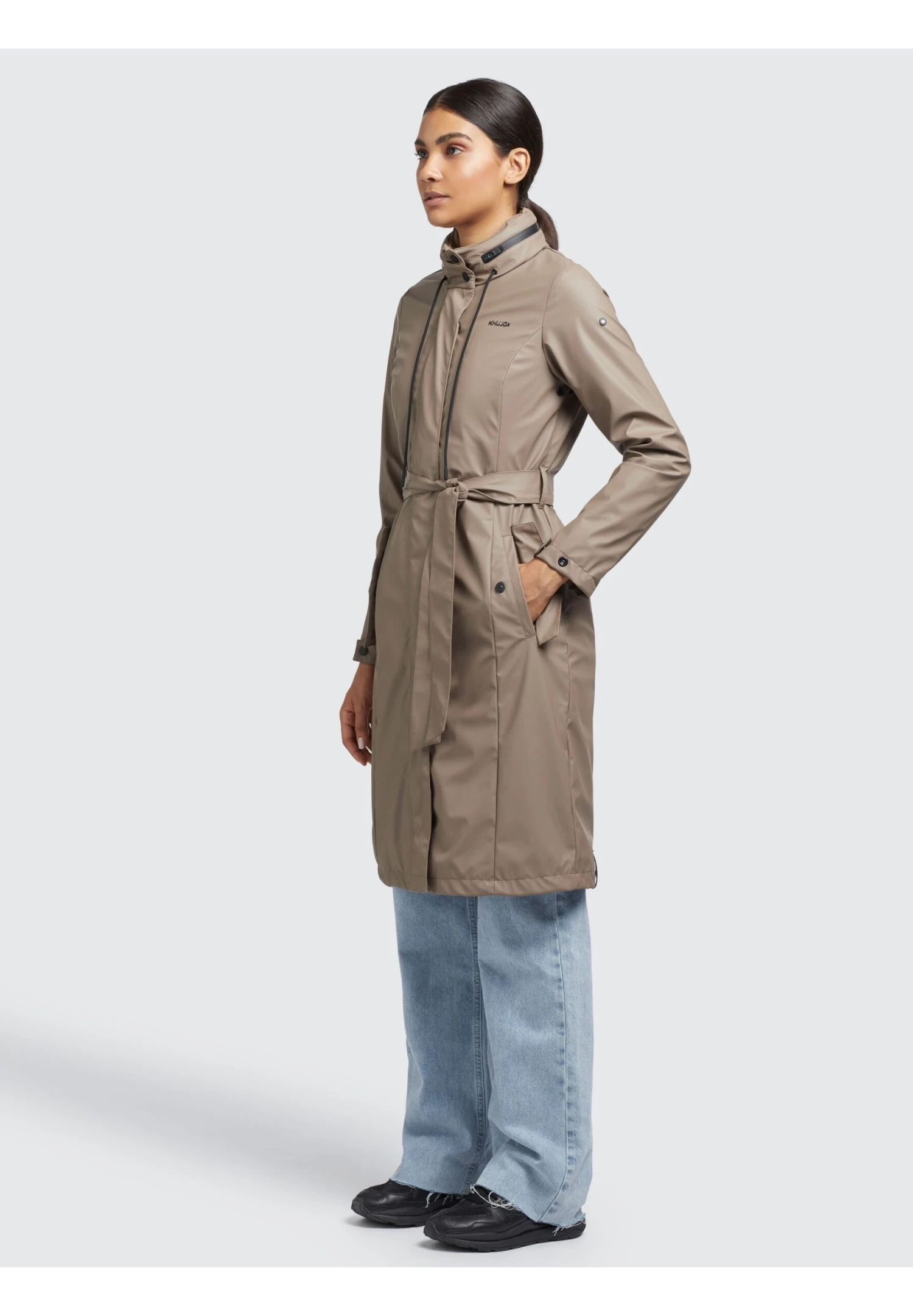 Khujo Mantel Glenna2 - Trenchcoat - Blassbraun 4 Khujo Mantel Glenna2 - Trenchcoat - Blassbraun - Afbeelding 2