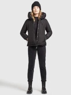 Khujo Winterjassen Winterjas Esila Dames Zwart -Khujo Winkel a8c07f80566cbcea89f52df491dc293b