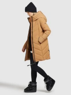 Khujo Wintermantels Wintermantel Formin Dames Safraan -Khujo Winkel aa77494456091537c307fb9d6f30209f