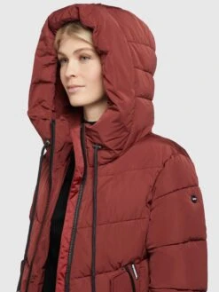 Khujo Tussenmantels Tussenmantel Klayd Dames Donkerrood -Khujo Winkel af1567461f2f2ed4946235a867e53a06