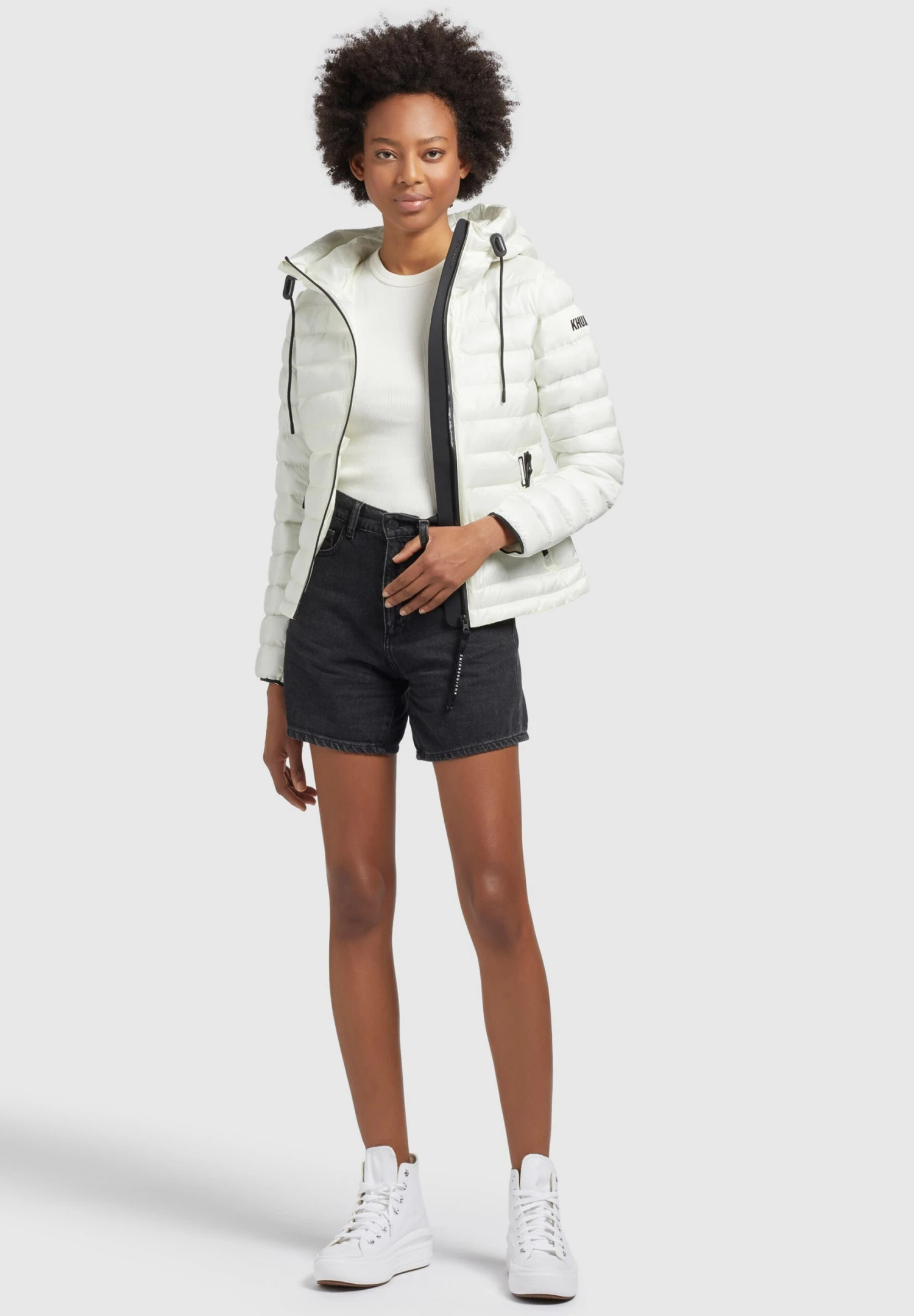 Khujo Lovina4 Shiny - Jas - Cremeweiß 4 Khujo Lovina4 Shiny - Jas - Cremeweiß - Afbeelding 2