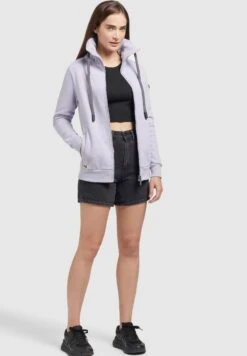 Khujo Tosta - Sweater Met Rits - Flieder 16 Khujo Tosta - Sweater Met Rits - Flieder -Khujo Winkel b28f82a9715243f58a681f2a937547aa