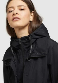 Khujo Felina - Regenjas - Schwarz -Khujo Winkel b2b4387c4f514b72b5c9e9ca7695741e