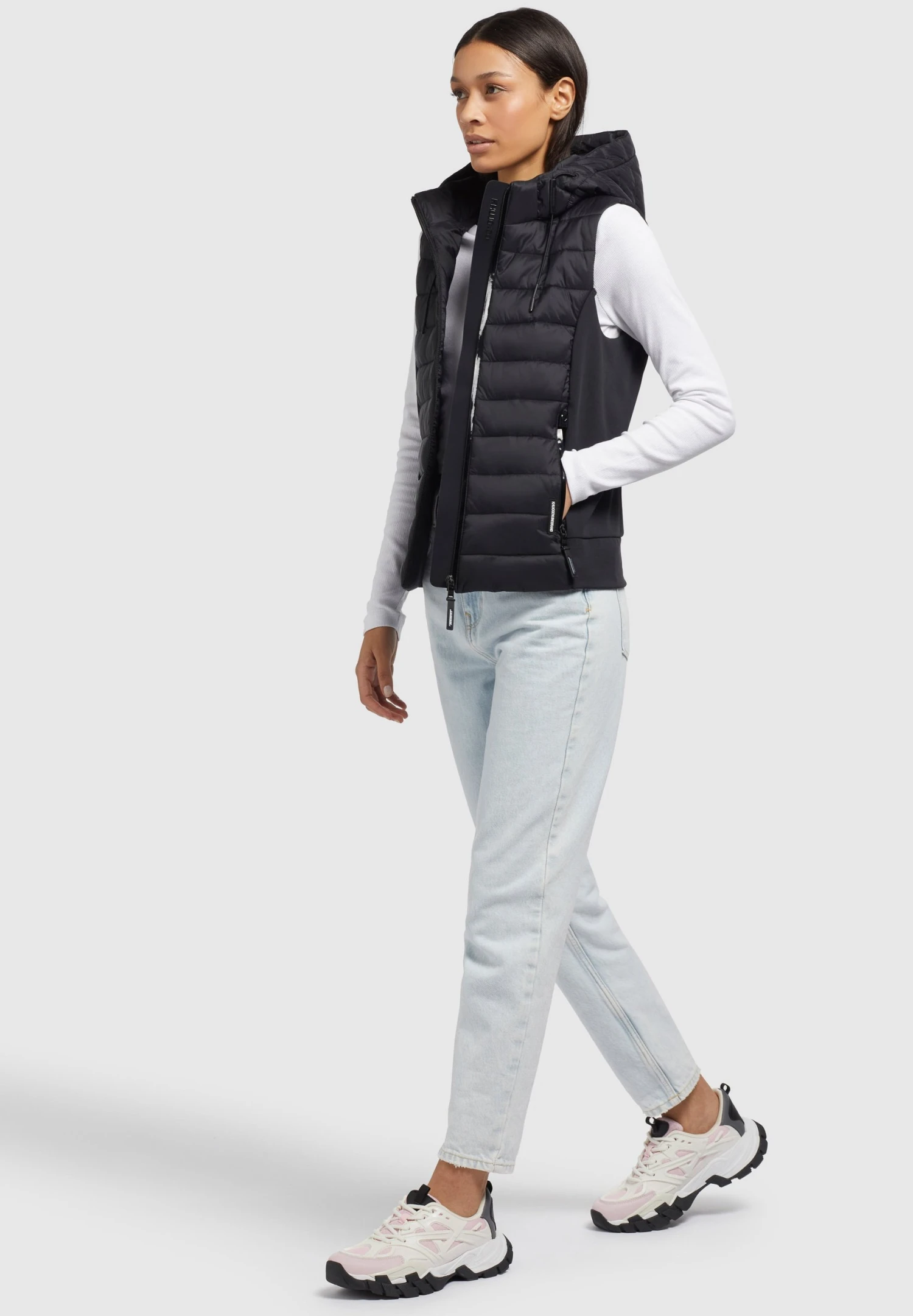 Khujo Fabia Matt - Bodywarmer - Schwarz 4 Khujo Fabia Matt - Bodywarmer - Schwarz - Afbeelding 2