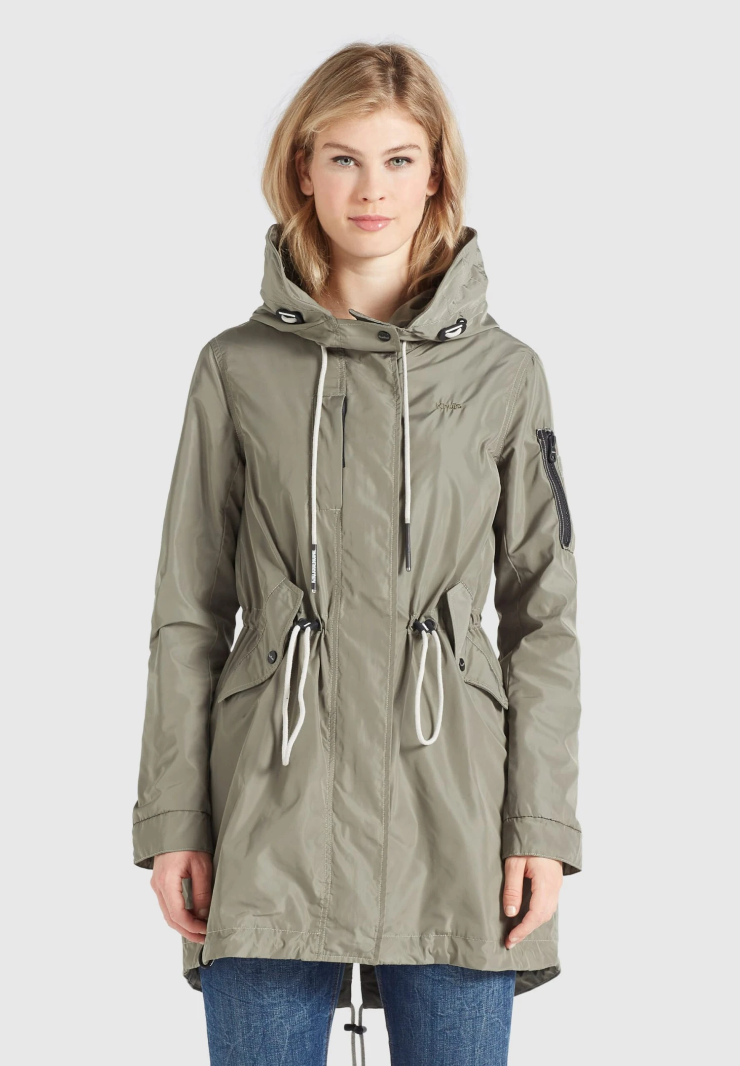 Khujo Parkas Tussenparka CATHARINA Dames Kaki 4 Khujo Parkas Tussenparka CATHARINA Dames Kaki - Afbeelding 2