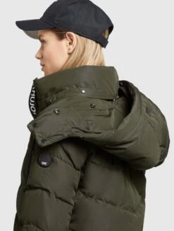 Khujo Wintermantels Wintermantel Huba Dames Donkergroen 17 Khujo Wintermantels Wintermantel Huba Dames Donkergroen -Khujo Winkel b6b3201a63a93cafaeba05d56b966e9a