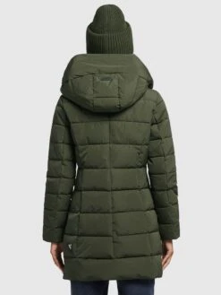 Khujo Korte Mantels Wintermantel Floyt Dames Olijfgroen -Khujo Winkel b722d50bd1615e547b33330359de0848