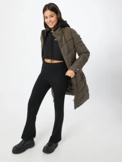 Khujo Wintermantels Wintermantel Lubeck Dames Groen -Khujo Winkel b8313162db37356ccff006554af1b12a