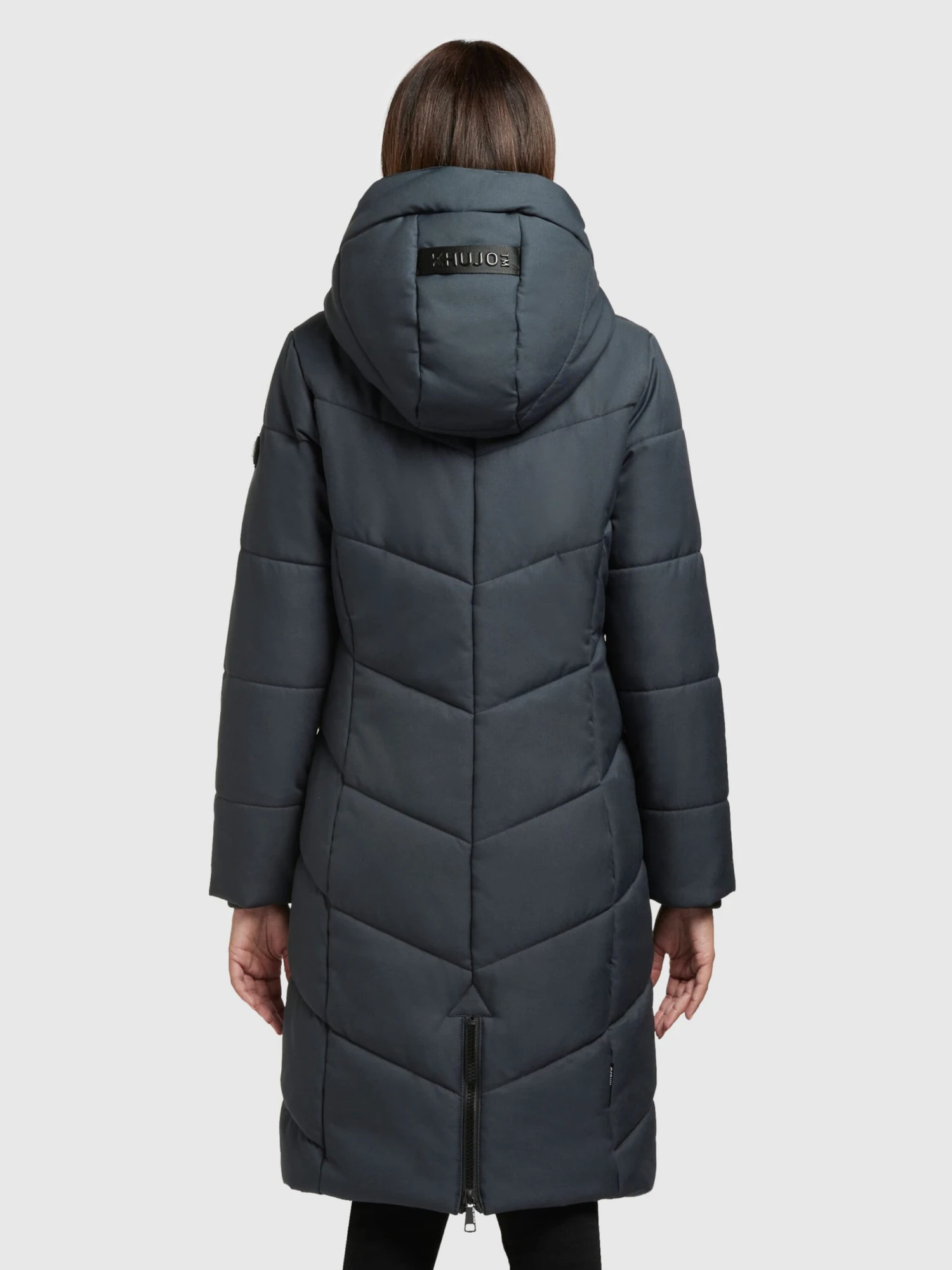 Khujo Wintermantels Wintermantel Aribay Dames Nachtblauw 6 Khujo Wintermantels Wintermantel Aribay Dames Nachtblauw - Afbeelding 4