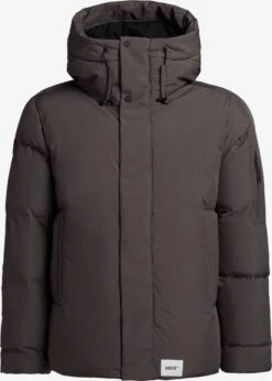 Khujo Winterjassen Winterjas Cann Heren Donkergrijs