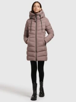 Khujo Korte Mantels Wintermantel Tuhani Dames Donkerlila -Khujo Winkel befa2fdef29e9f5da77f81530a89926b