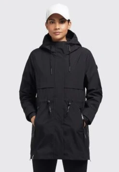Khujo Zoni - Parka - Schwarz -Khujo Winkel bf95dc30c3f94c4d9dae19ee4015cf99