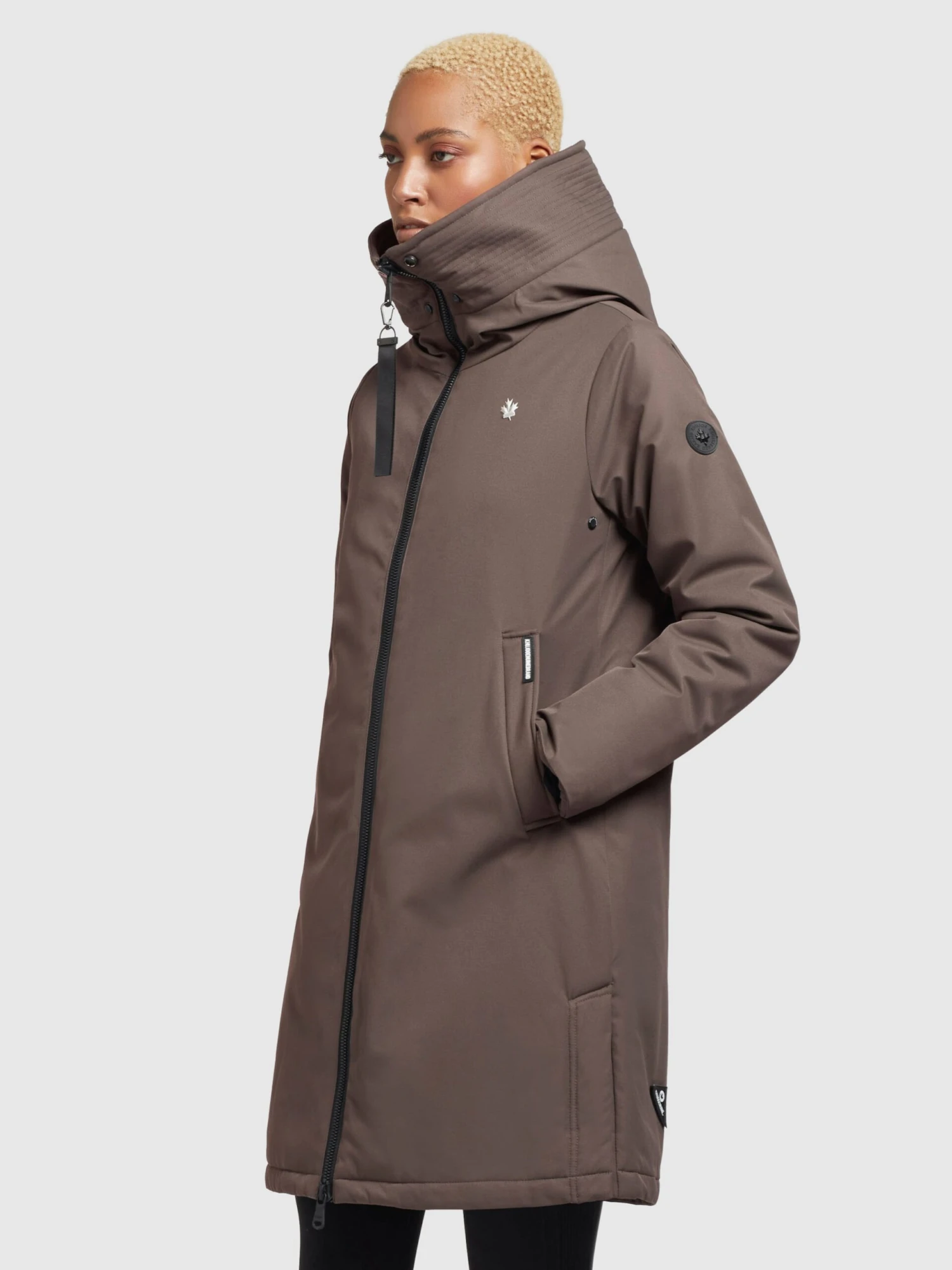 Khujo Tussenmantels Tussenmantel Lisad Dames Mokka 7 Khujo Tussenmantels Tussenmantel Lisad Dames Mokka - Afbeelding 5