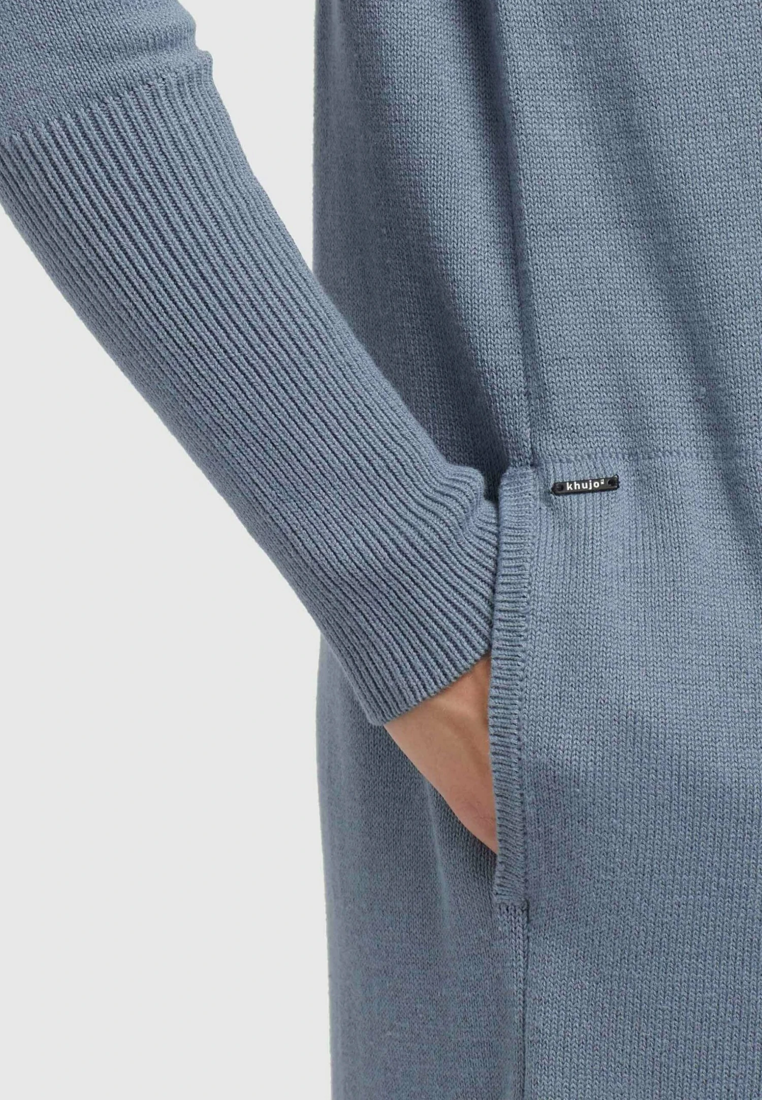 Khujo Elina - Halflange Jas - Blau 6 Khujo Elina - Halflange Jas - Blau - Afbeelding 4