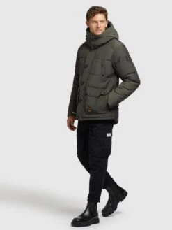 Khujo Winterjassen Winterjas Primero Heren Kaki -Khujo Winkel c24598595c1186951c11d1b13c2761f3