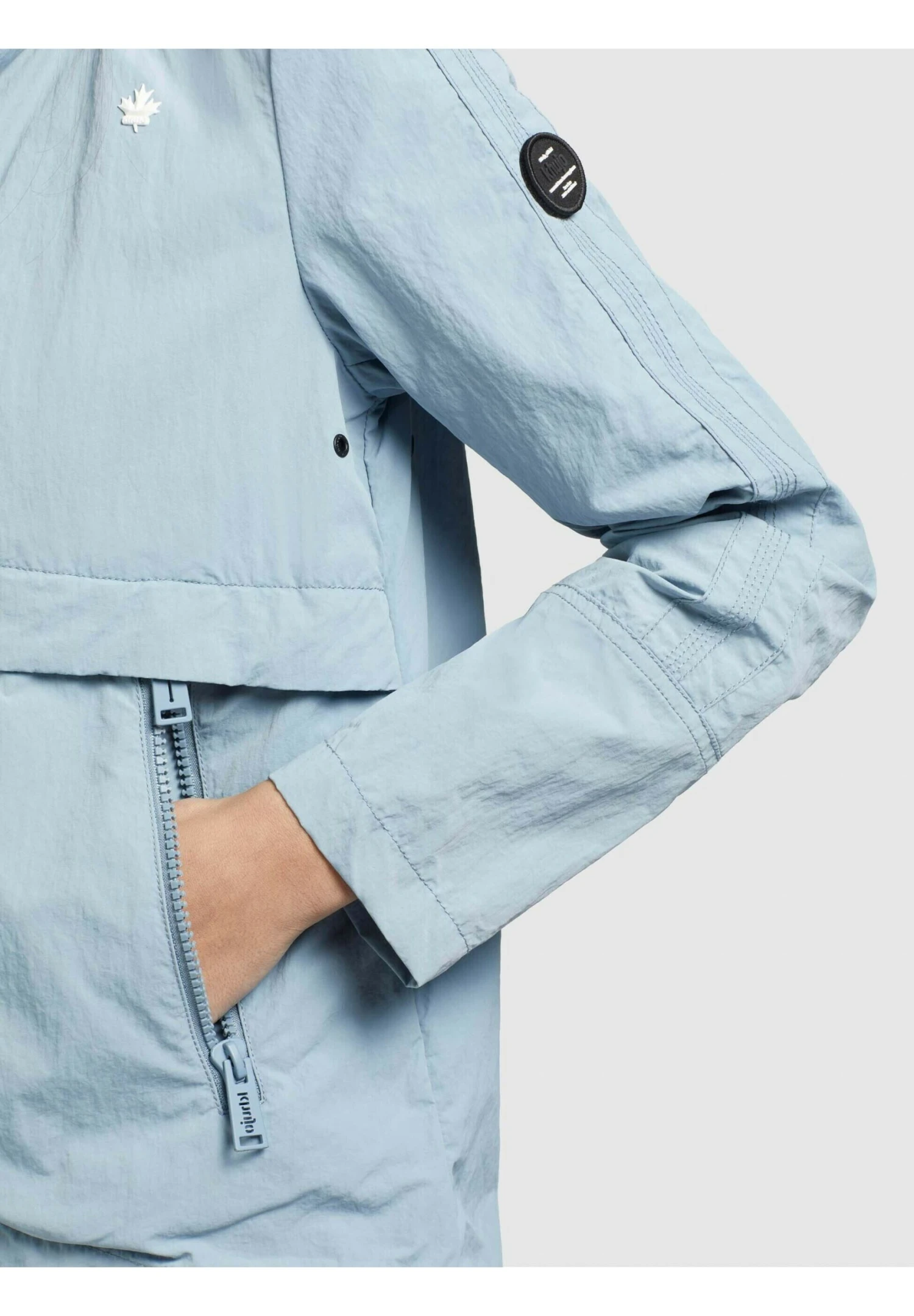 Khujo Zahira3 - Lichte Jas - Hellblau 7 Khujo Zahira3 - Lichte Jas - Hellblau - Afbeelding 5