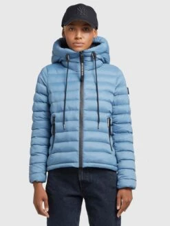 Khujo Winterjassen Winterjas Lovina 3 Dames Lichtblauw -Khujo Winkel c44887b58fca5e8ac42b26dd7a6b5807