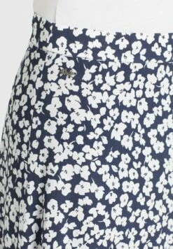 Khujo Undine - A-Lijn Rok - Dunkelblau-Weiß Geblümt -Khujo Winkel c591c2f35a3641fda55c42c5544a3488