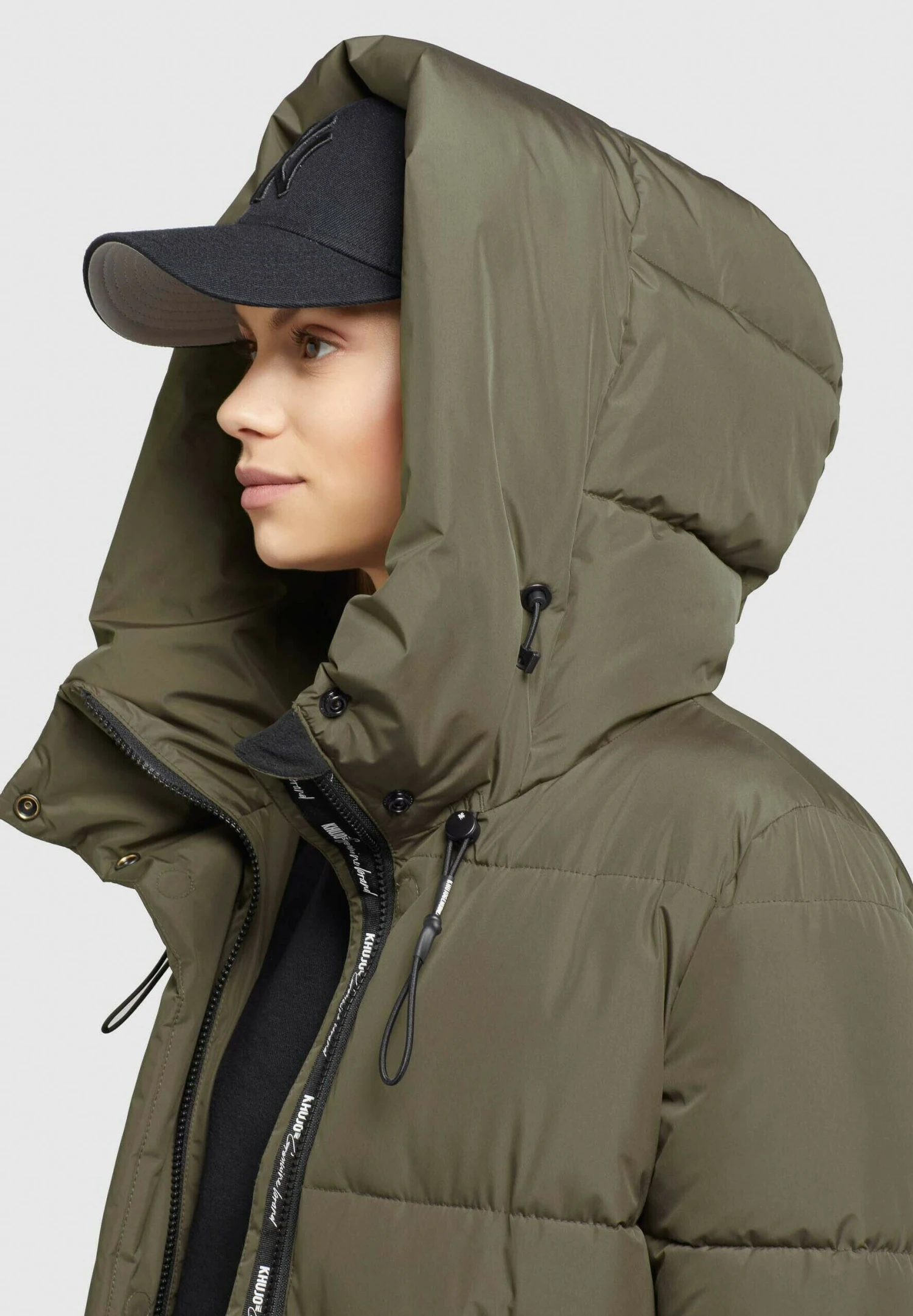 Khujo Soulani2 - Winterjas - Khaki Grün 6 Khujo Soulani2 - Winterjas - Khaki Grün - Afbeelding 4