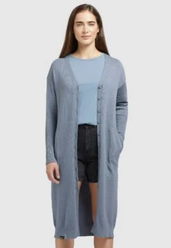 Khujo Elina - Halflange Jas - Blau