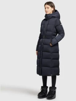 Khujo Wintermantels Wintermantel Dames Nachtblauw -Khujo Winkel cc8b726d58ed16251ccd092900719cd9