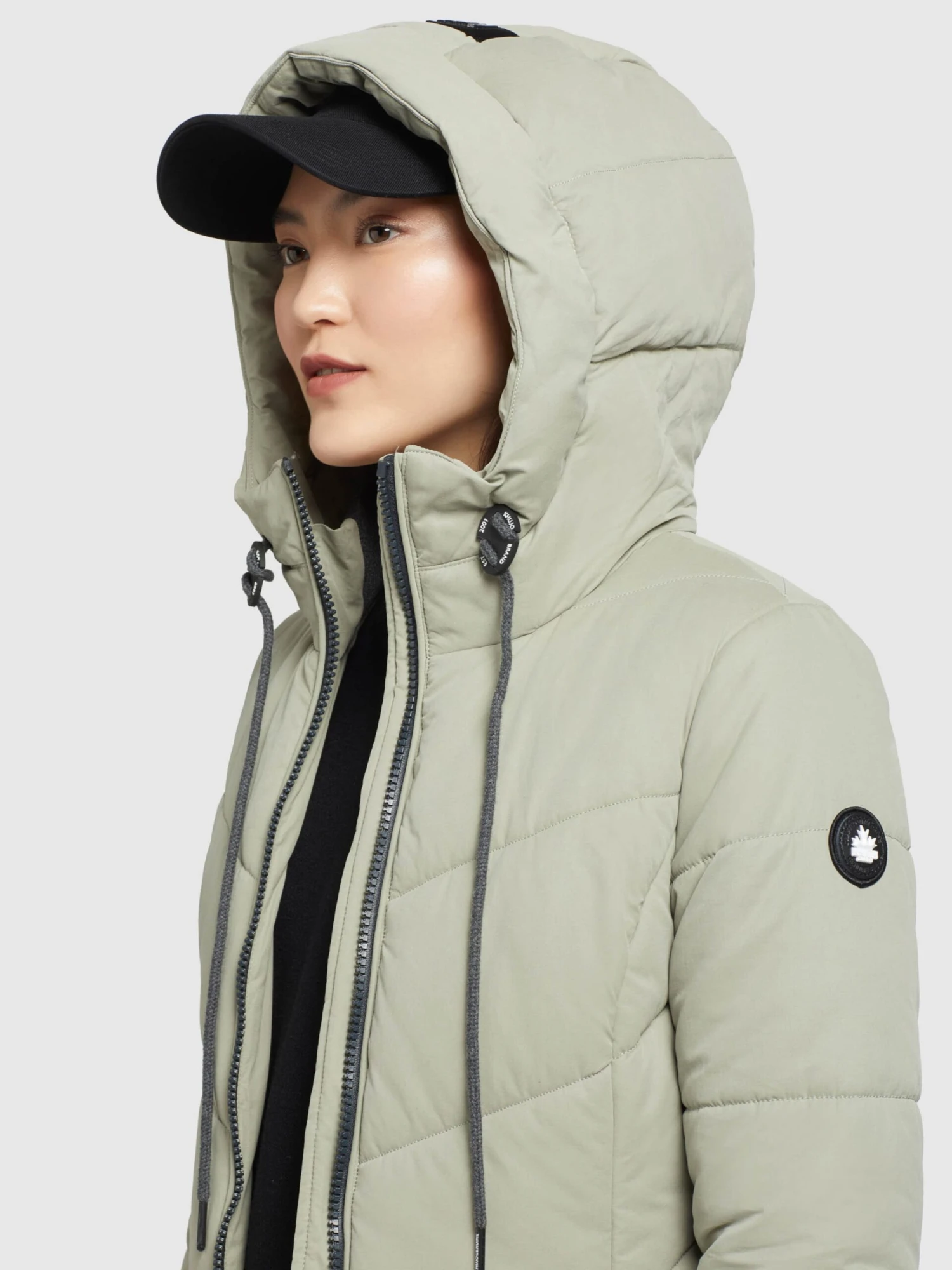 Khujo Wintermantels Wintermantel Aribay 3 Dames Pastelgroen 9 Khujo Wintermantels Wintermantel Aribay 3 Dames Pastelgroen - Afbeelding 7