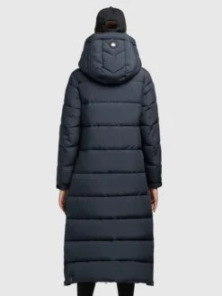 Khujo Wintermantels Wintermantel Deria Dames Donkerblauw -Khujo Winkel ce1fc911067bd311192dc0e6d3edaa27